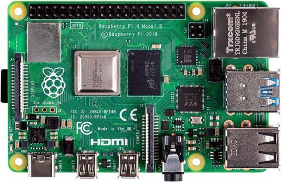 Raspberry Pi 4B - 2 Gb - 2.4 GHz - USB 3.0 - HDMI - BT - Wifi