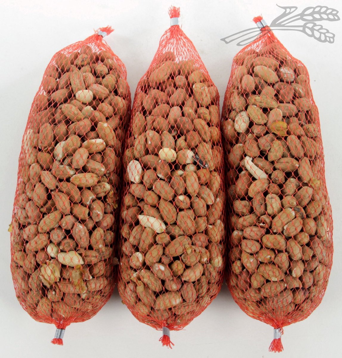 3 pinda netjes gepeld - verpakt - 3x 200gram -