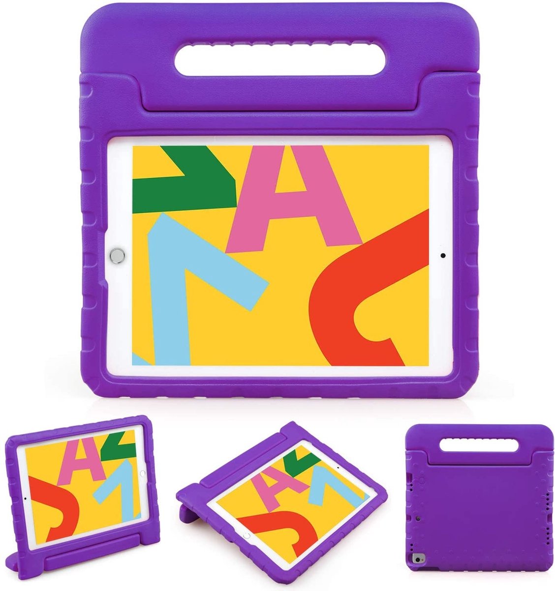 Kinderhoes Geschikt Voor iPad 2020/2021 10.2 Inch Kinderhoes Paars