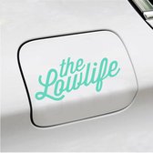 Autocollant pour pare-chocs - The Lowlife - 6,7 X 14,8 - Menthe