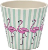 Quy Cup - 90ml Ecologische Reis Beker - Espressobeker “Flamingo”