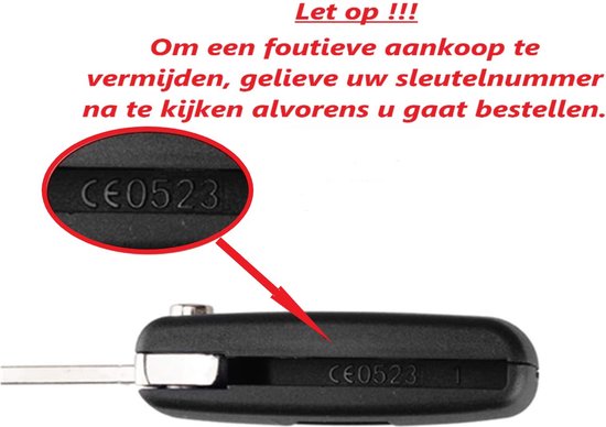 Peugeot - klapsleutel behuizing - 3 knoppen - middelste knop achterklep  bediening -... | bol.com