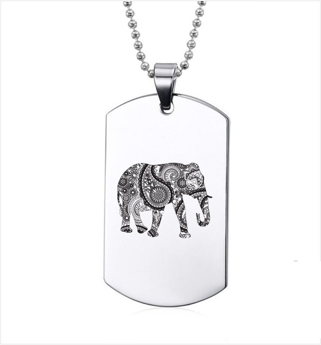 Ketting RVS - Olifant