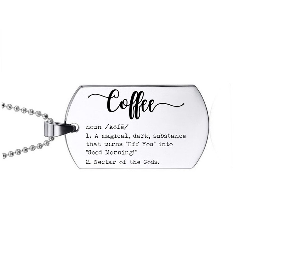 Ketting RVS - Coffee