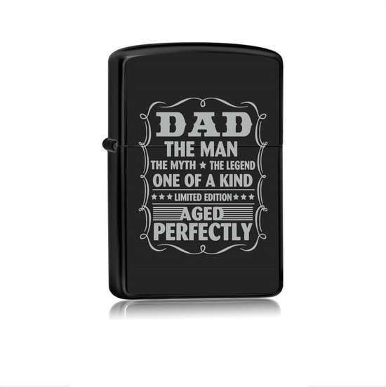 Briquet Zwart - papa l'homme