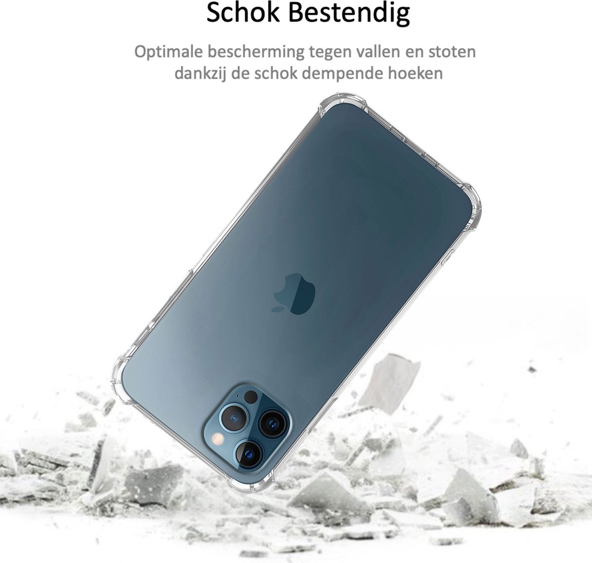 Geschikt voor iPhone 14 Hoesje Screenprotector – Gehard Glas Cover - Suède Case Rose