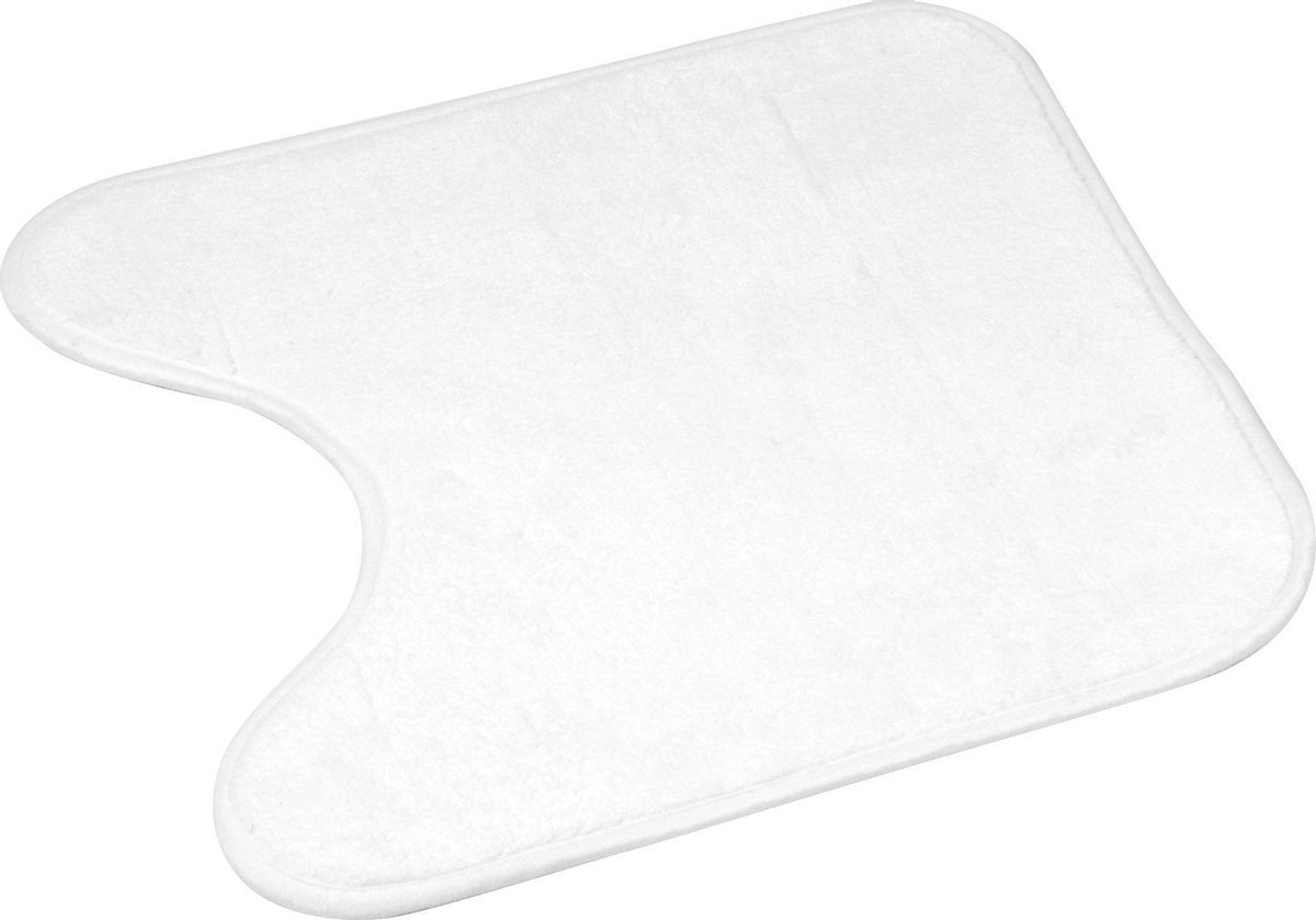 Livetti Wcmat en Badmat 2 Delige Set W45x45cm B50x80cm Wit