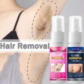 Ontharing Spray | Haarverwijderaar Voor Vrouwen en Mannen | Ontharing Pijnloos Haar Bikini Arm Benen - Roze