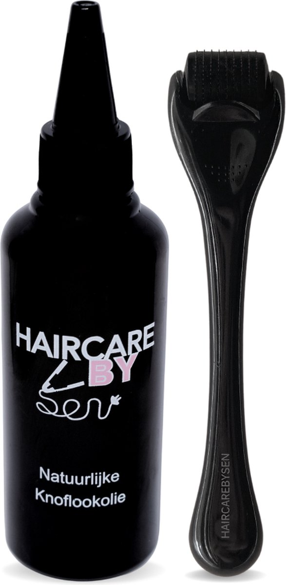 Combideal Natuurlijke knoflookolie HaircarebySen en Hair&scalp roller 100ml