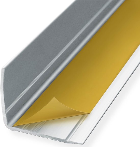 Universeel Trapneusprofiel 60mm schroef Zilver tbv Laminaat 7-9,5mm - 65312