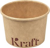Bol.com Soepbeker IEZZY 230 ml D 98mm 25stuks kraft aanbieding