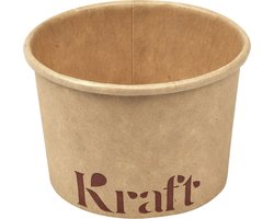 Soepbeker IEZZY 230 ml D 98mm 25stuks kraft