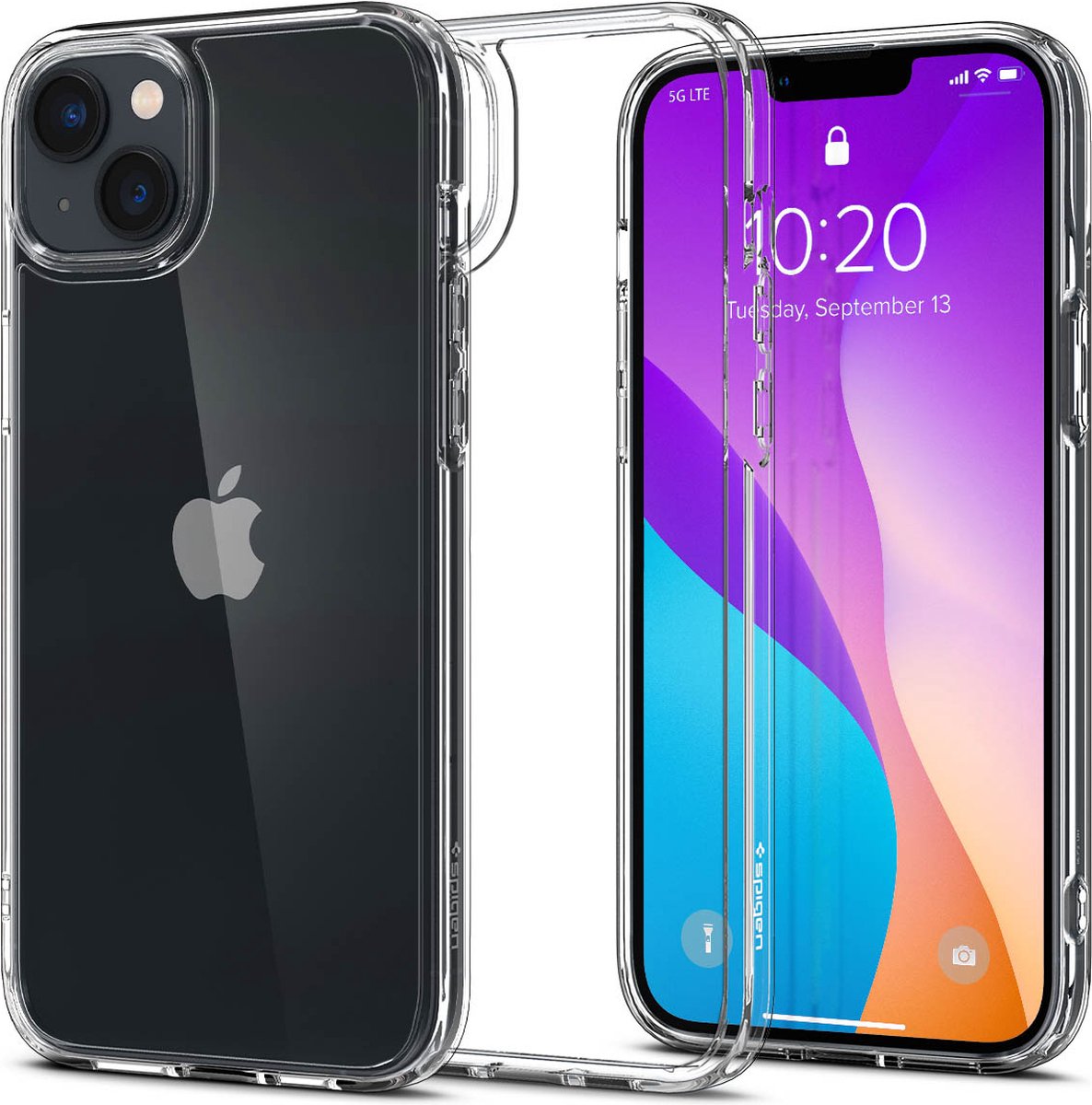 Spigen Ultra Hybrid Case hoesje geschikt voor iPhone 14 Plus - Crystal transparant