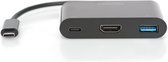 Digitus DA-70855 HDMI / USB Adapter [1x USB-C stekker - 1x HDMI-bus, USB 3.2 Gen 1 bus A (USB 3.0), USB-C bus] Zwart 15
