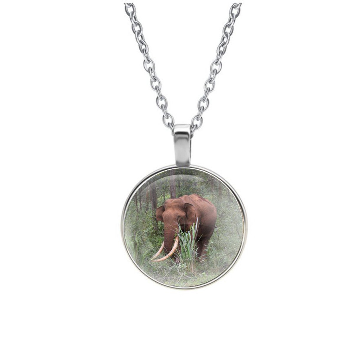 Ketting Glas - Olifant