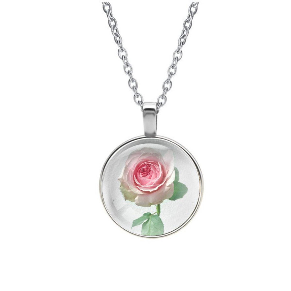 Ketting Glas - Roos