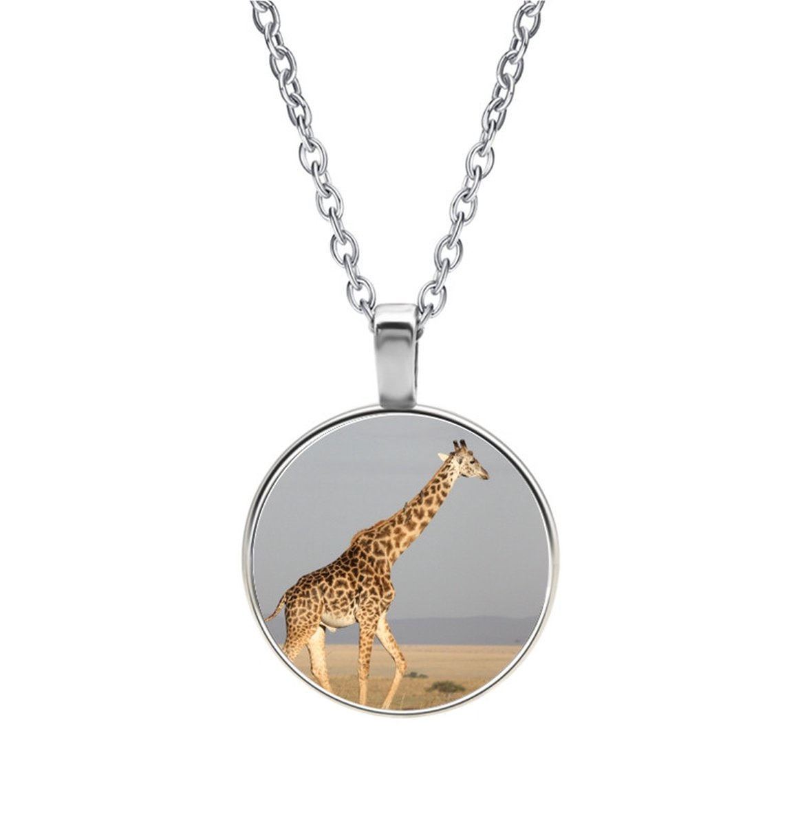 Ketting Glas - Giraffe