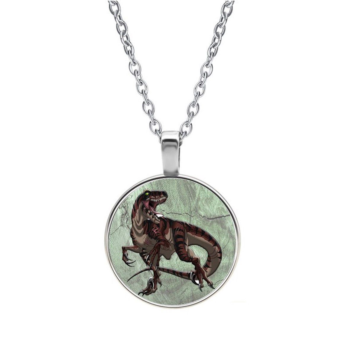 Ketting Glas - Dinosaurus
