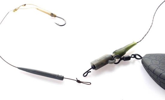 PB Products - Ready2Go Hit & Run Leadclip Leader 90 cm - 3 stuks - Gravel van PB Products — afbeelding 5