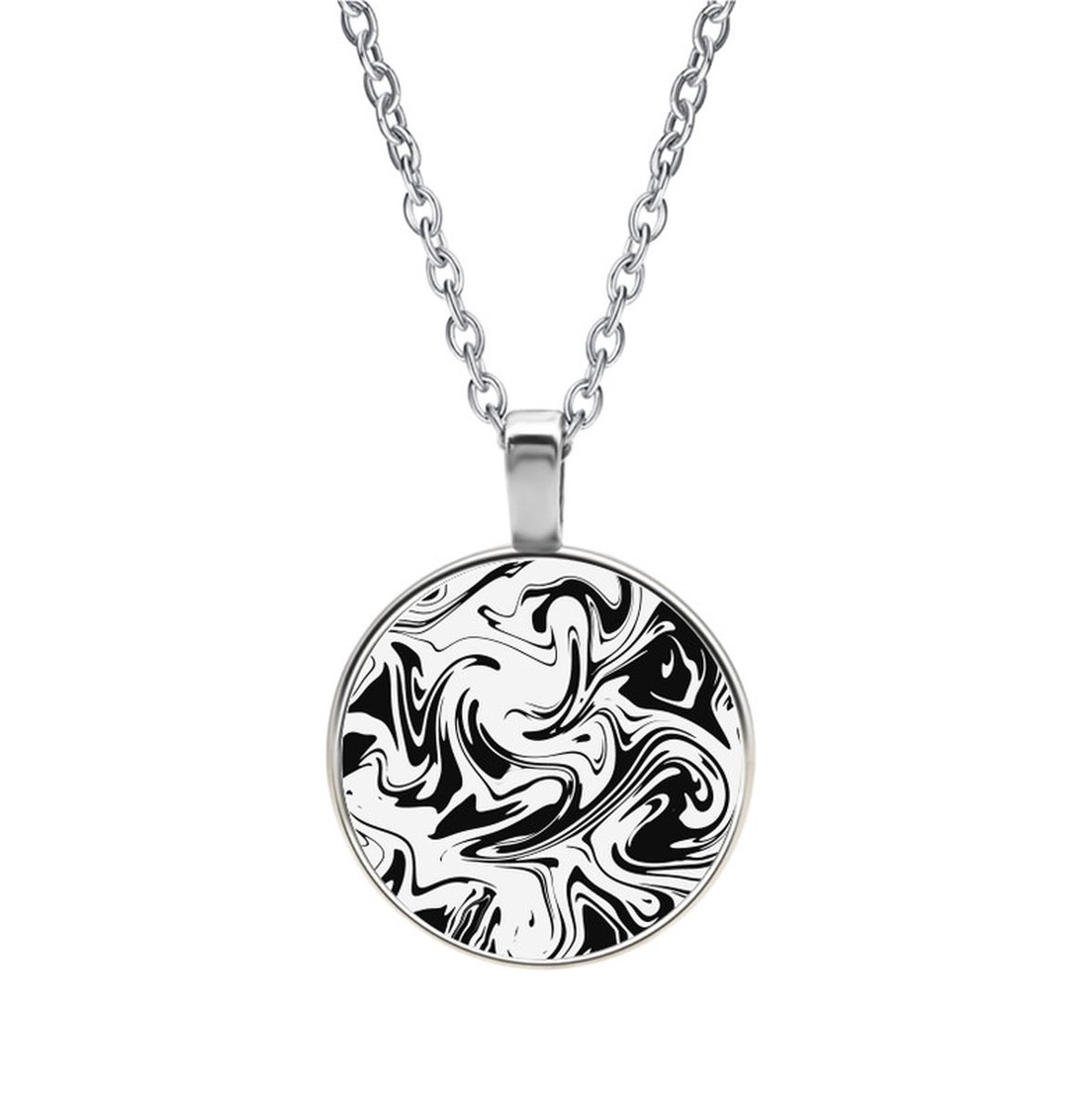 Ketting Glas - Marmer