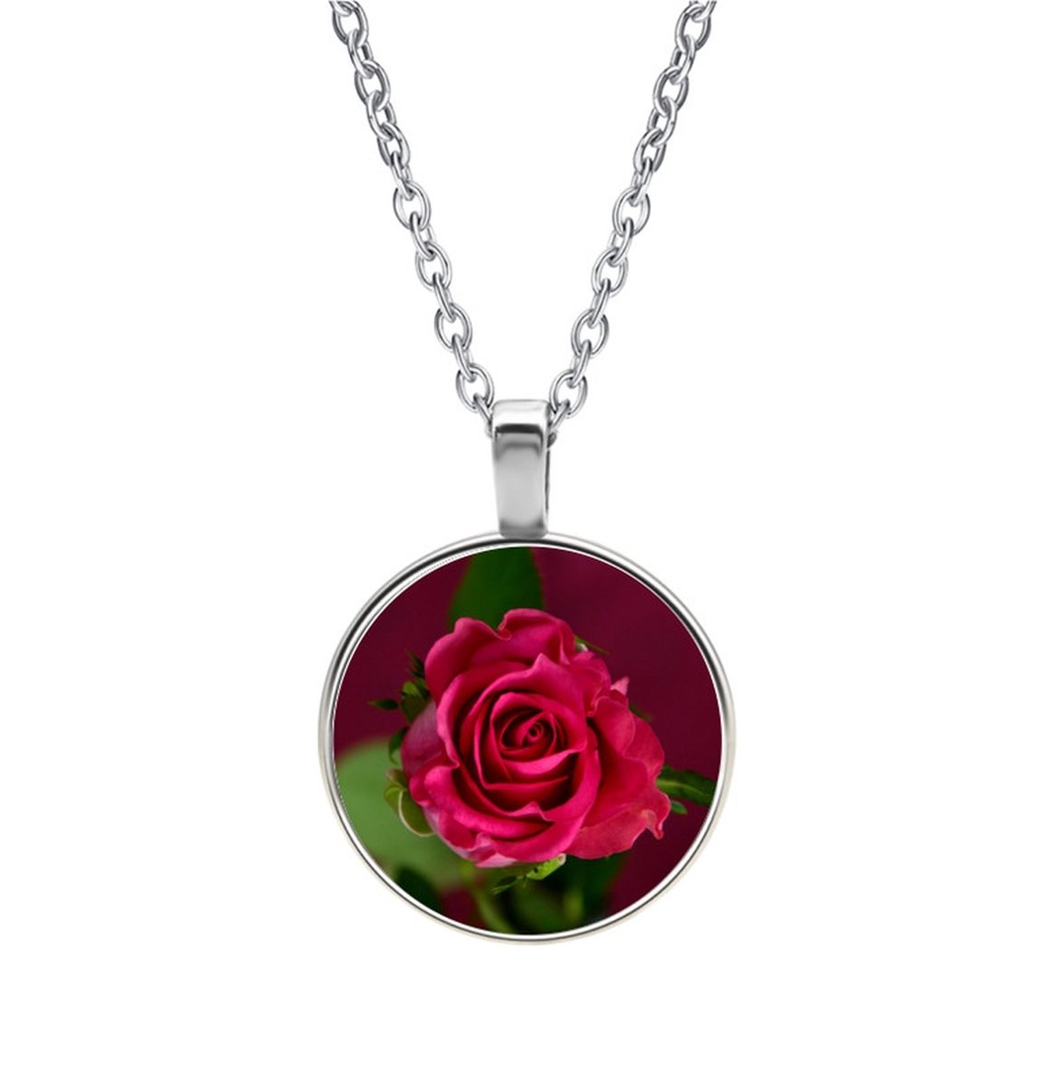 Ketting Glas - Roos