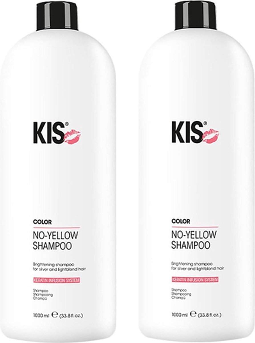 Bol.com KIS - Care - No-Yellow Shampoo - 2x 1000 ml aanbieding