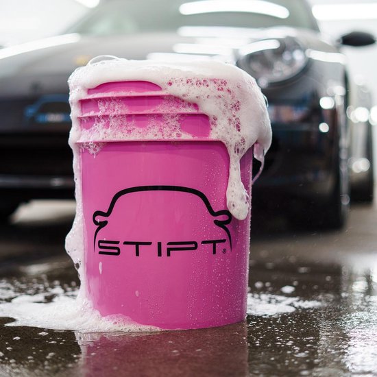 Stipt Grit Bucket 20 liter wasemmer met rooster Lady Line