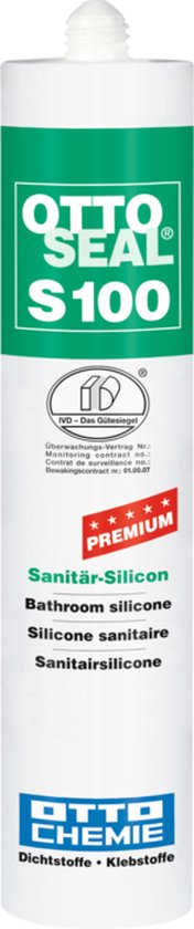 Ottoseal S100 Silicone Sanitario Opaco 300ml - Antimuffa E Resistente, OTTO-CHEMIE - Foto 5