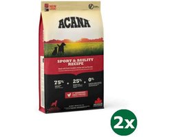 2x17 kg Acana dog sport & agility hondenvoer