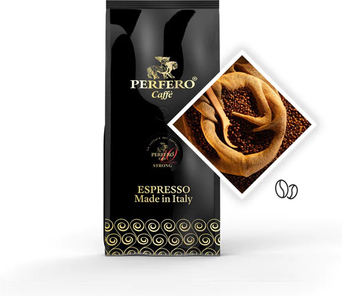 Zeer Krachtige Perfero - Strong - Koffiebonen 250 gram - Stevige Afdronk