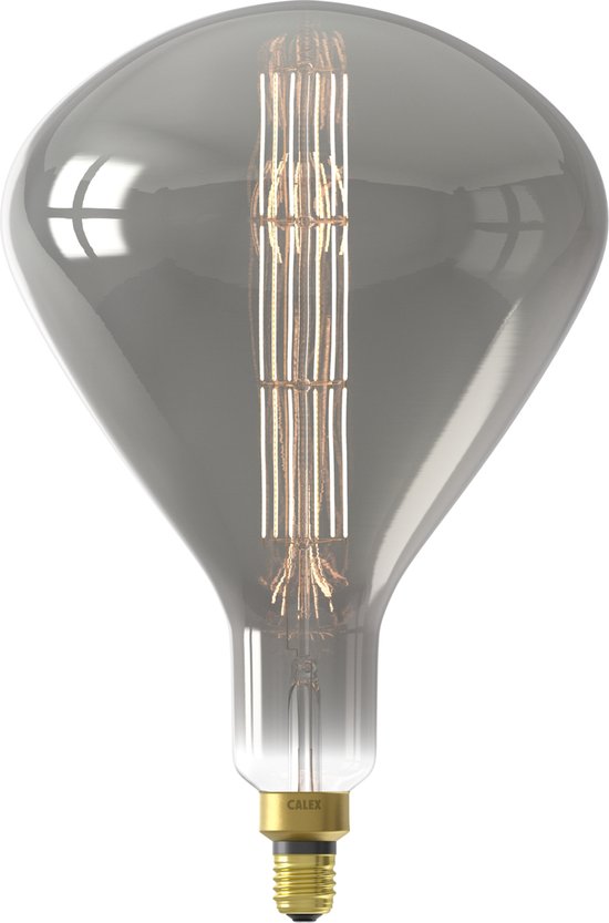Calex Sydney XXL Titanium - E27 LED Lamp -  Filament Lichtbron Dimbaar - 7,5W - Warm Wit Licht