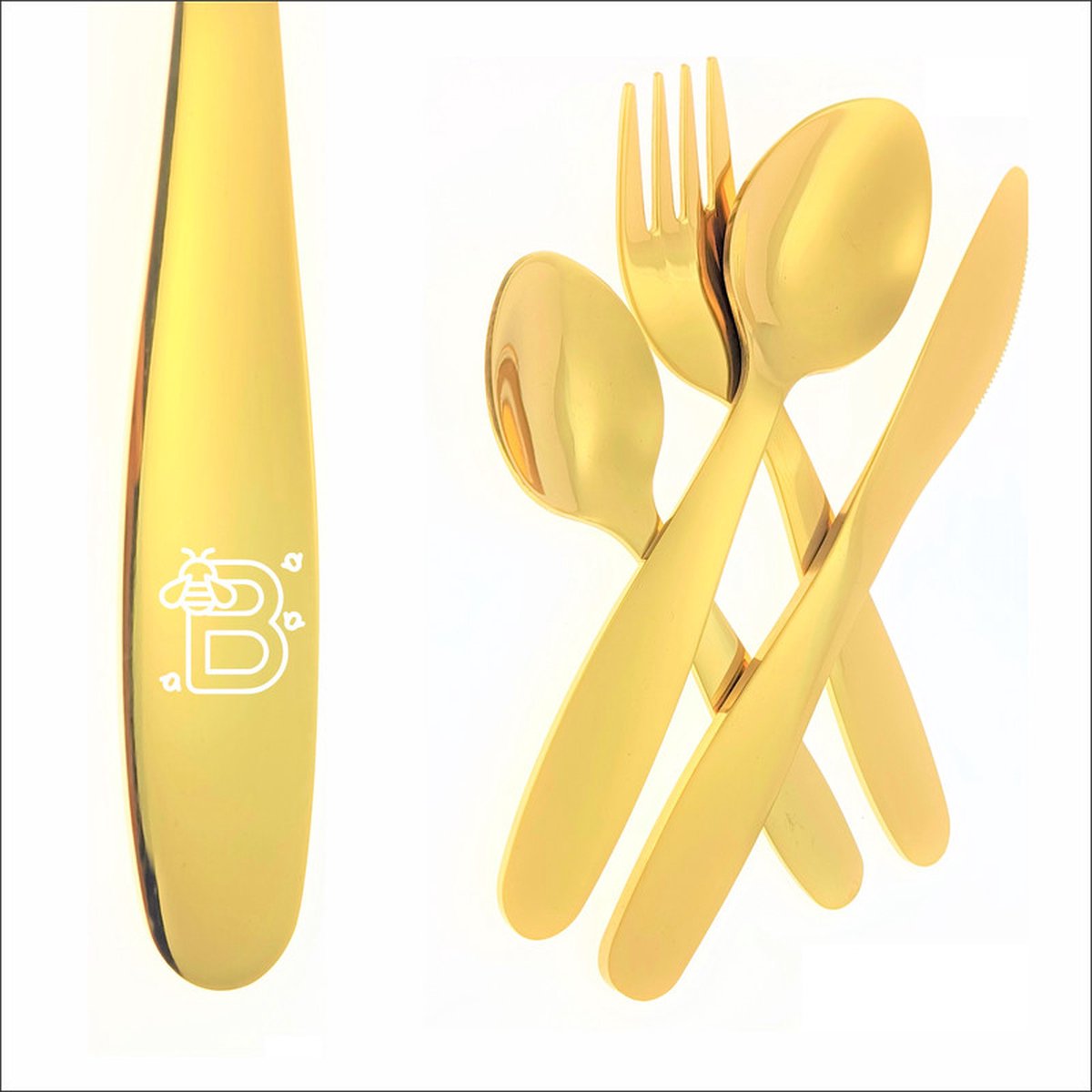 Goedkoopste Kinderbestek Met Gravering - B