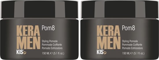 KIS Keramen Pom8 - Styling Pomade 2x150 ml