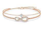 Malinsi Armband Dames - Infinity Liefde - Zirkonia - Dubbel Armbandje - Rose Goudkleurig Armbandjes Messing - Verjaardag - Cadeau voor haar - vrouw Malinsi Armband Dames - Infinity Liefde - Zirkonia - Dubbel Armbandje - Rose Goudkleurig Armbandjes Messing - Verjaardag - Cadeau voor haar - vrouw