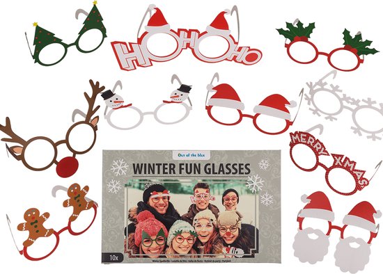kerst, winter Photo probs, foto accessoires,10 stuks kindercrea