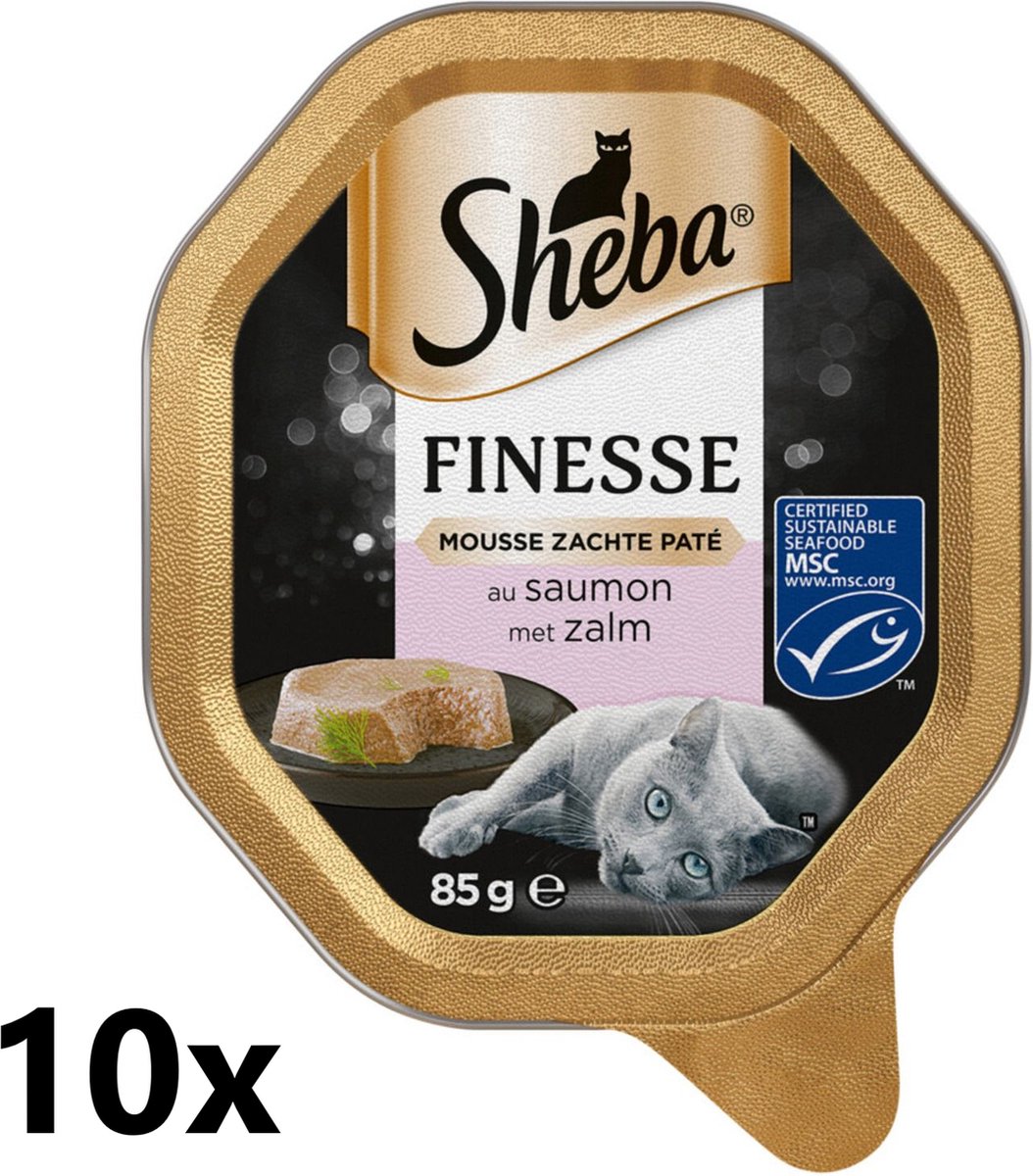 Sheba Alu Lovers Salmon - Nourriture pour chat - 44 x 85 g