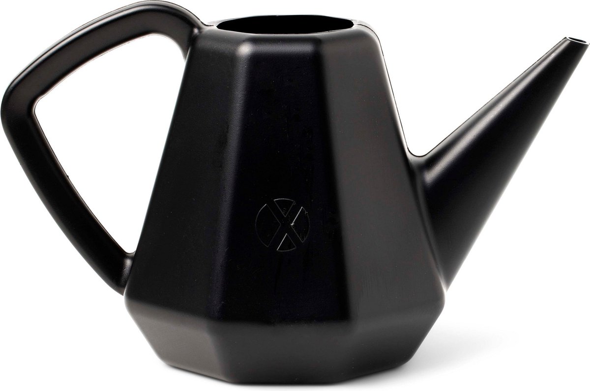 Xala - Gieter Doppio Smooth 2L - 28x16x17 - Zwart - Voor binnen & buiten - Breukbestendig - Lichtgewicht - 10 jaar garantie