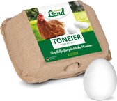 HÜHNER Land - Witte klei eieren - Kippen - 6 stuks