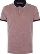 Suitable - Oxford Polo Rood - Modern-fit - Heren Poloshirt Maat XL