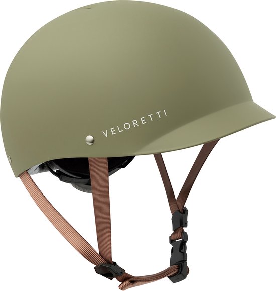 Foto: Veloretti kinderhelm fiets desert moss maat s 