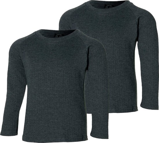 Heatkeeper pack de deux chemises thermiques enfants - Anthracite - 128/134