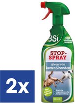 BSI -Stop-spray - tegen katten en honden - 2 x 800 ML - Afweermiddel