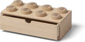 Lego Home - Collection en bois - Tiroir de bureau - Brique 8 - Chêne (clair)