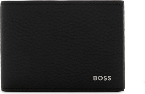 Hugo Boss BOSS Heren Billfold Portemonnee Leer - Zwart | bol.com
