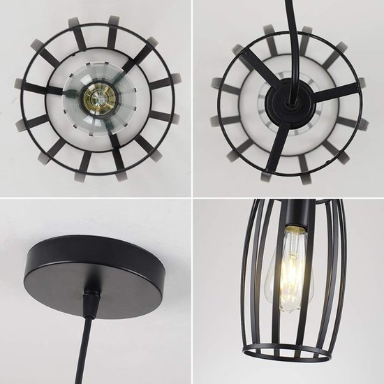 Ronde kroonluchter hanglamp eetkamer eettafel draaibaar verstelbaar creatief metaal ijzer scherm kleurrijke hanglamp voor moderne keuken gang café bar studie plafondlamp E27 decoratie 20*26cm (blauw