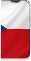 Stand Case Geschikt voor iPhone 14 Pro Smart Cover Tsjechische Vlag