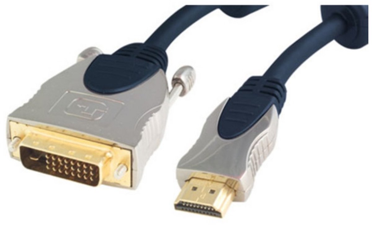 Hoge kwaliteit DVI-D Dual Link - HDMI kabel - 1 meter