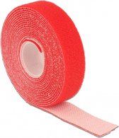 Klittenband rol 20mm / rood (3 meter)