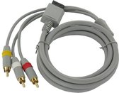 Composiet AV kabel voor Nintendo Wii, Wii Mini en Wii-U / grijs - 1,5 meter