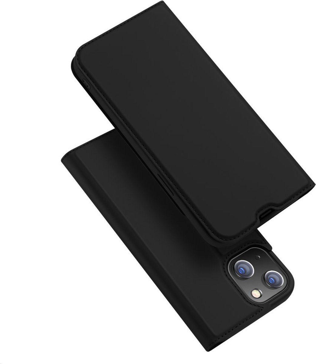 Dux Ducis Skin Pro Series Apple Hoesje geschikt voor iPhone 14 Max - Portemonnee Zwart